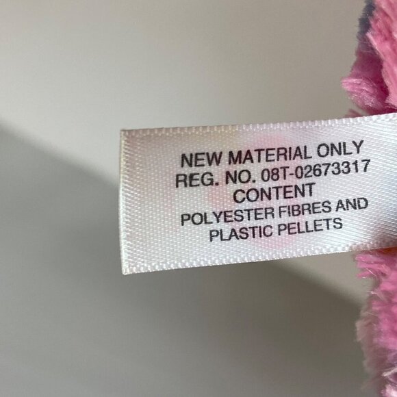 Ty Beanie Boos Franky 10" Rainbow Tye Dye Bear Pink Glitter Eyes 2018 Plush VHTF - Picture 10 of 11